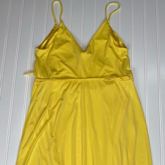 Bcbgeneration Lemonade Ruched Surplice Wrap Dress Size S Nwt - Picture 11 of 12